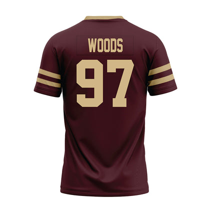 Texas State - NCAA Football : Devarrick Woods - Premium Football Jersey-1
