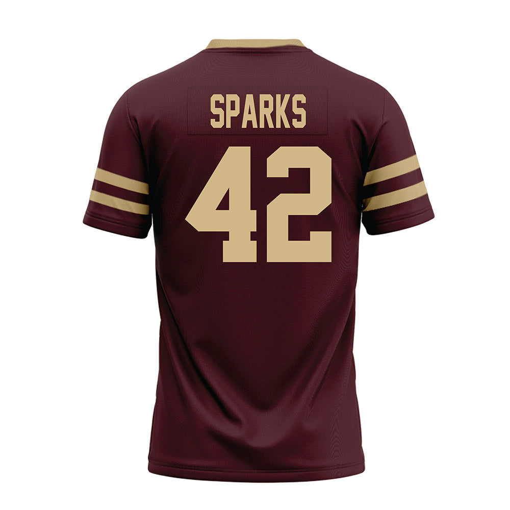 Texas State - NCAA Football : Colt Sparks - Premium Football Jersey-1
