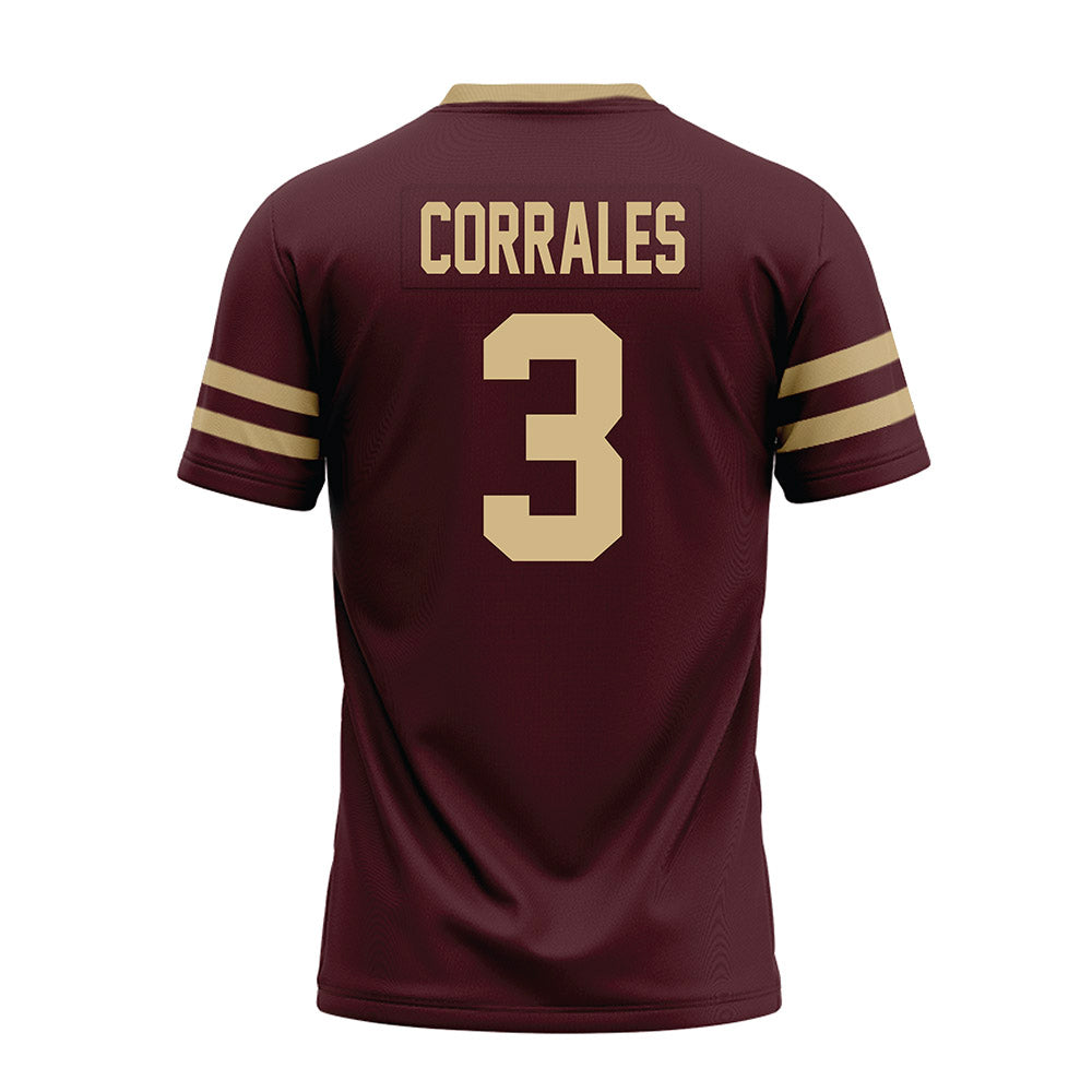 Texas State - NCAA Football : Beau Corrales - Premium Football Jersey