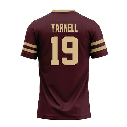 Texas State - NCAA Football : Nathaniel Yarnell - Premium Football Jersey-1