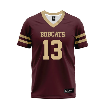 Texas State - NCAA Football : Holden Geriner - Premium Football Jersey-0