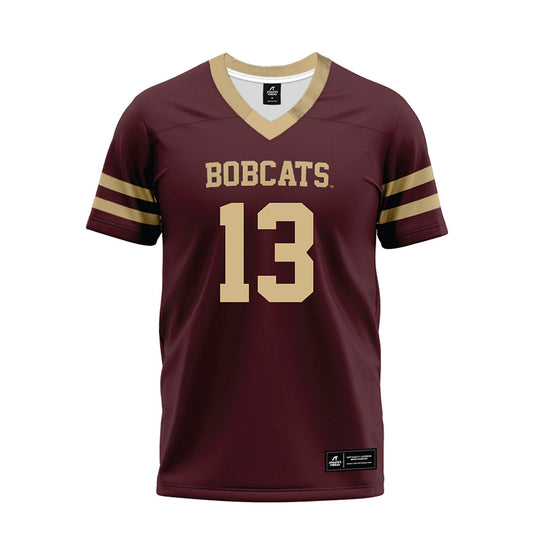 Texas State - NCAA Football : Holden Geriner - Premium Football Jersey-0