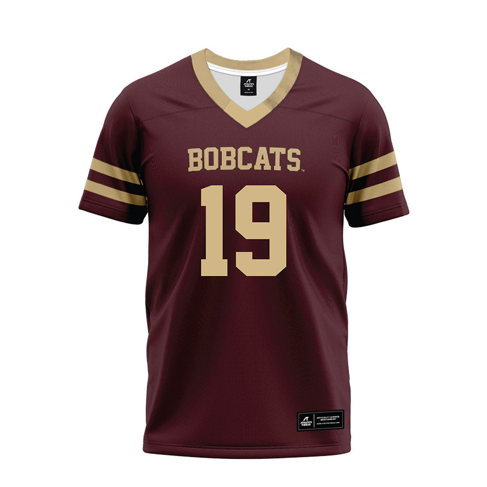Texas State - NCAA Football : Nathaniel Yarnell - Premium Football Jersey-0