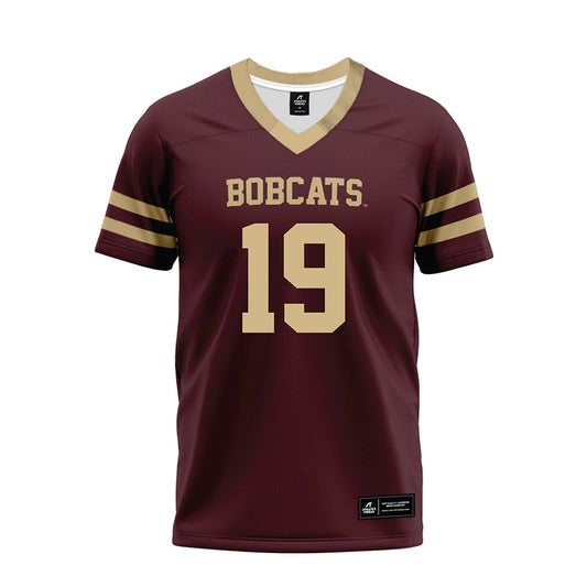 Texas State - NCAA Football : Nathaniel Yarnell - Premium Football Jersey-0