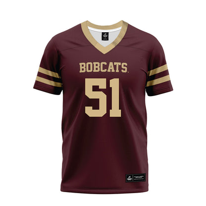 Texas State - NCAA Football : Brock Riker - Premium Football Jersey-0