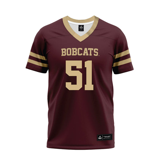 Texas State - NCAA Football : Brock Riker - Premium Football Jersey-0
