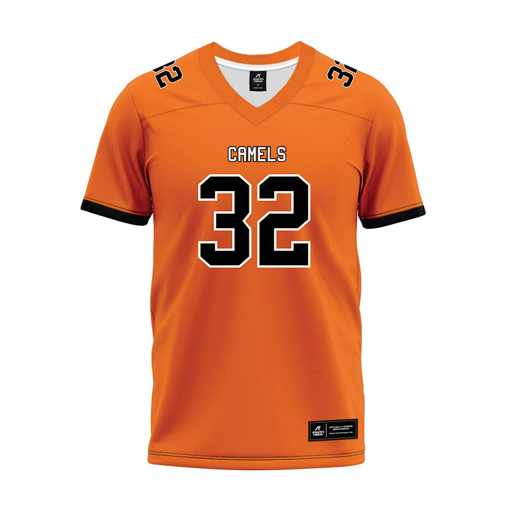 Campbell - NCAA Football : Vince Barefoot - Premium Football Jersey-0