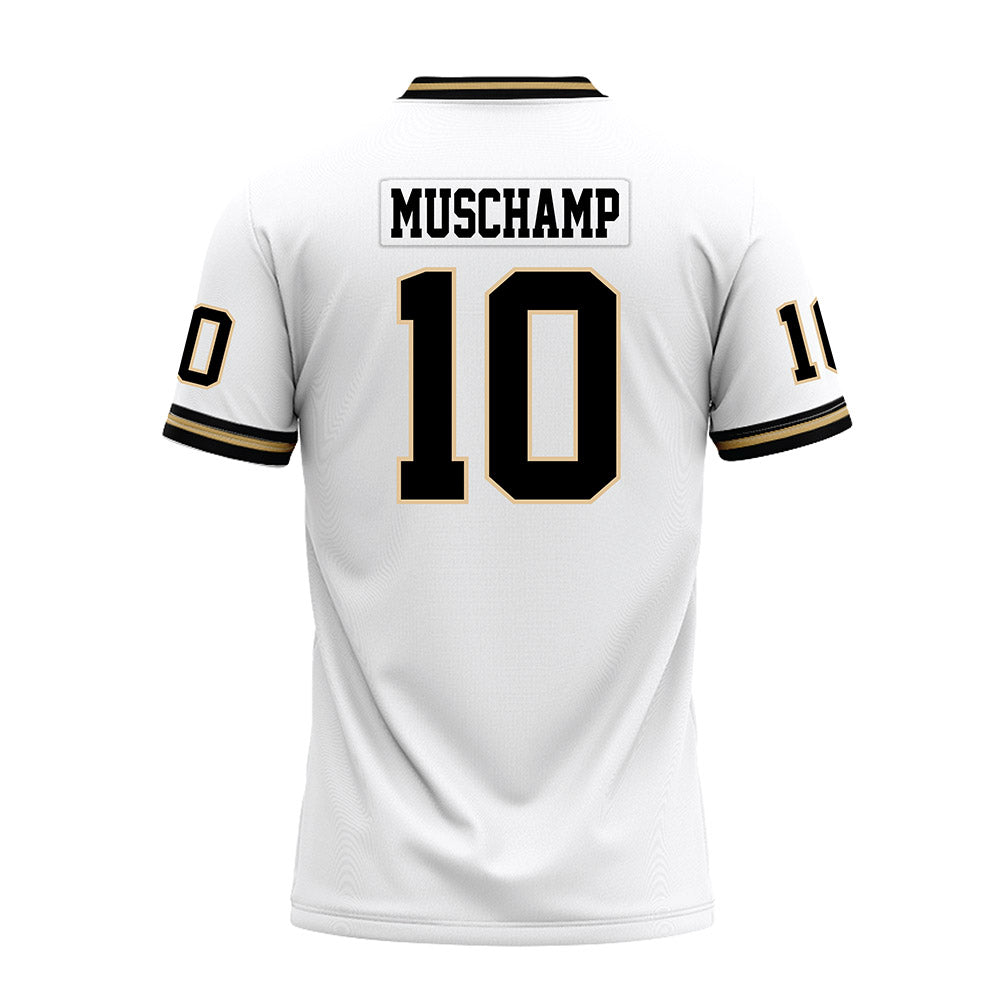 Vanderbilt - NCAA Football : Whit Muschamp - Premium Football Jersey-1