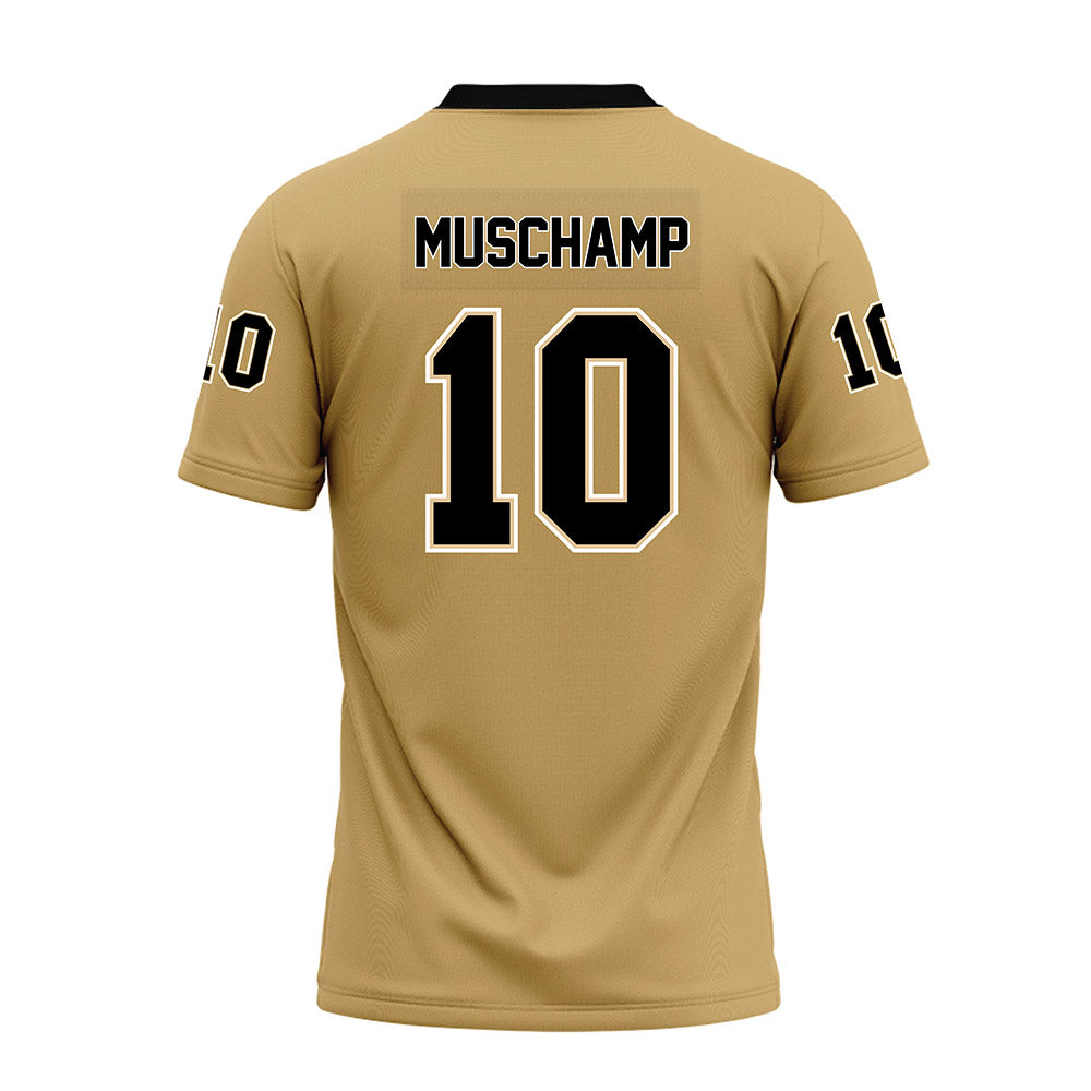 Vanderbilt - NCAA Football : Whit Muschamp - Premium Football Jersey-1