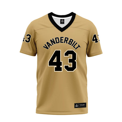 Vanderbilt - NCAA Football : Will Conley - Premium Football Jersey