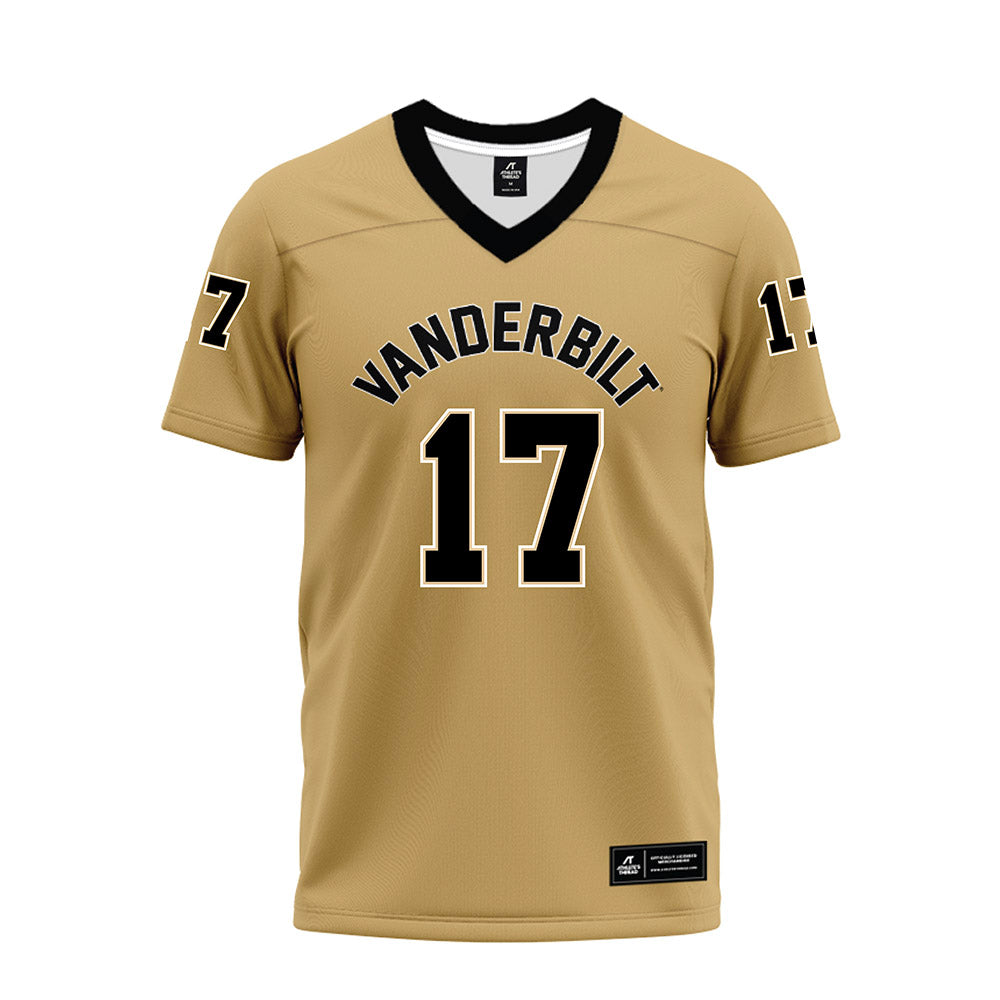 Vanderbilt - NCAA Football : Mark Davis - Premium Football Jersey-0