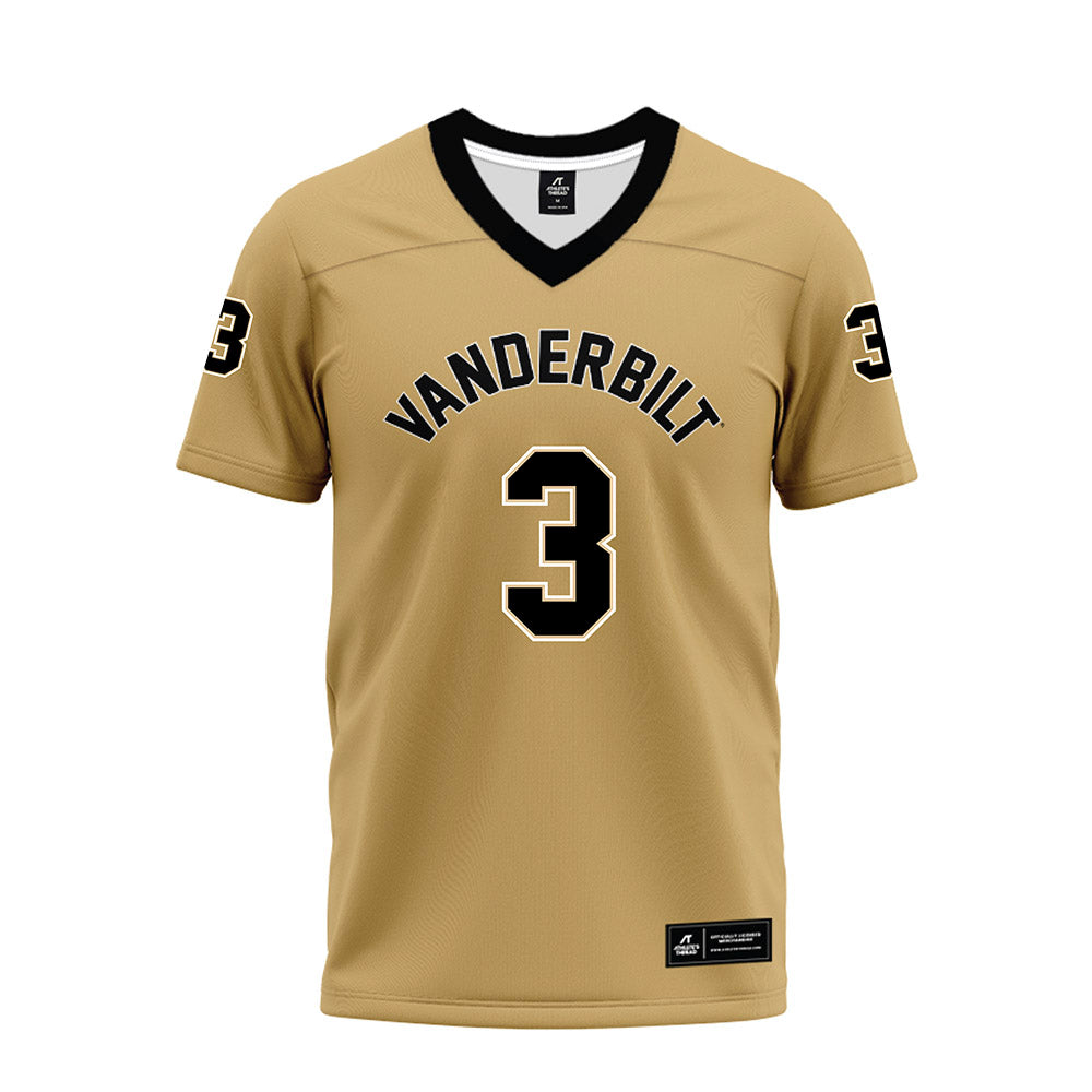 Vanderbilt - NCAA Football : Tristen Brown - Premium Football Jersey-0
