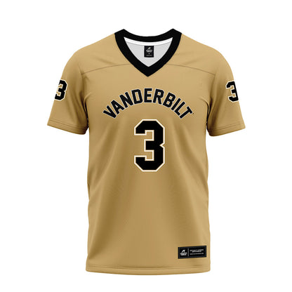 Vanderbilt - NCAA Football : Tristen Brown - Premium Football Jersey-0