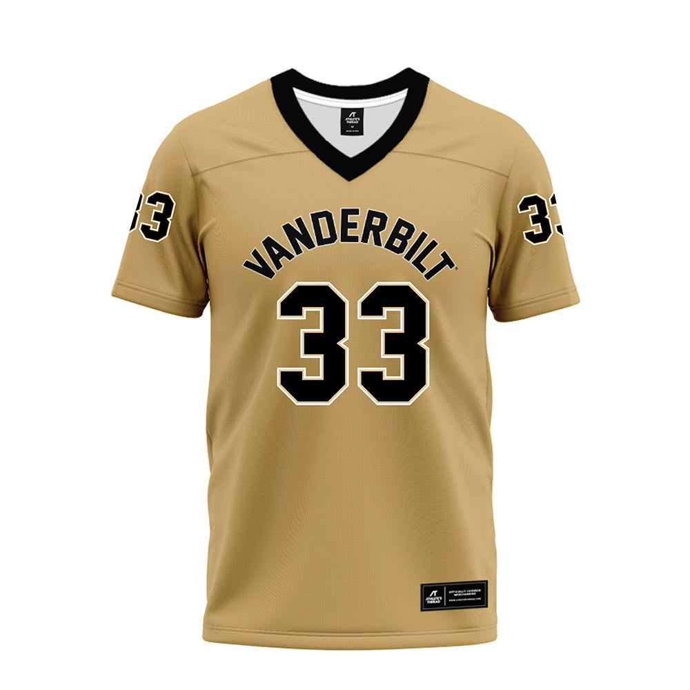 Vanderbilt - NCAA Football : Vanzale Hinton - Premium Football Jersey-0