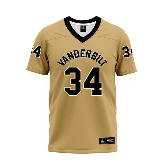 Vanderbilt - NCAA Football : Austin Howard - Premium Football Jersey-0