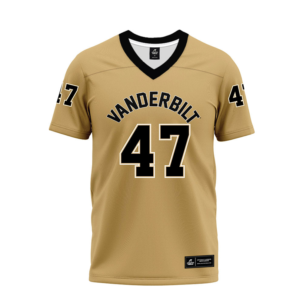 Vanderbilt - NCAA Football : Justin Dewers - Premium Football Jersey-0