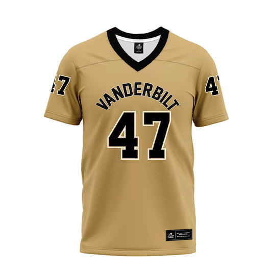 Vanderbilt - NCAA Football : Justin Dewers - Premium Football Jersey-0