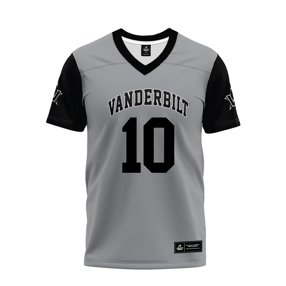 Vanderbilt - NCAA Football : Whit Muschamp - Premium Football Jersey-0
