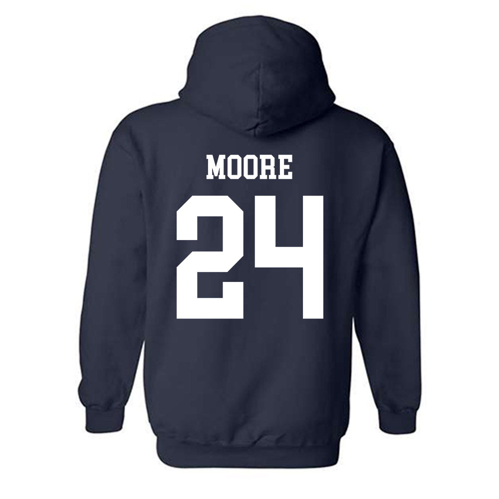 Oral Roberts - NCAA Men's Basketball : Josiah Moore - Classic Shersey Hooded Sweatshirt-1