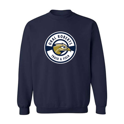 Oral Roberts - NCAA Men's Track & Field : Riley Brown - Classic Shersey Crewneck Sweatshirt-0