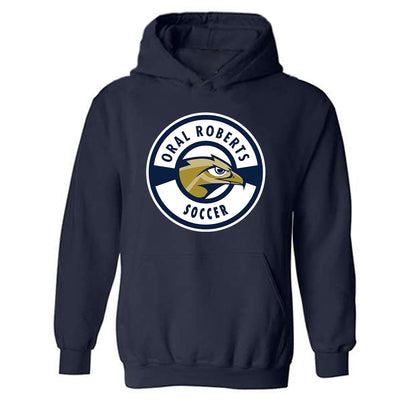 Oral Roberts - NCAA Men's Soccer : Enzo Gindro - Classic Shersey Hooded Sweatshirt-0
