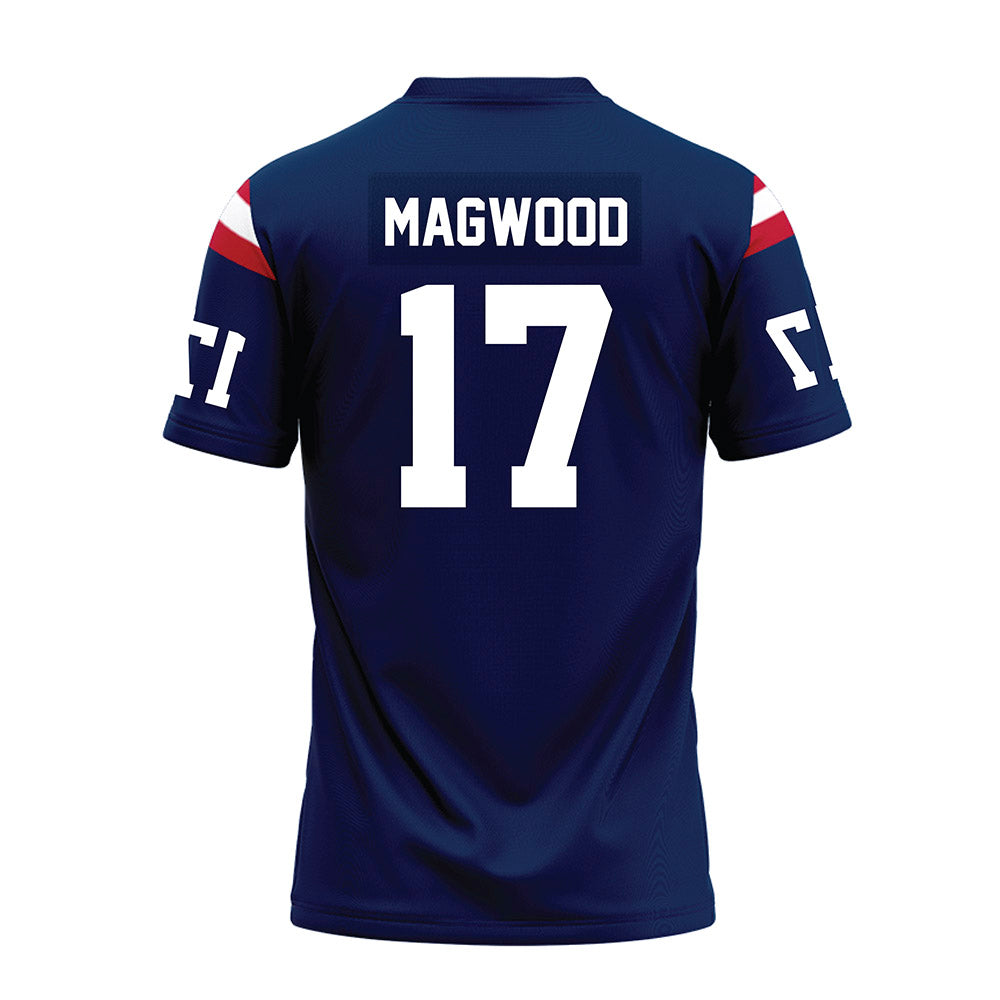 FAU - NCAA Football : Jordan Magwood - Blue Premium Football Jersey-1