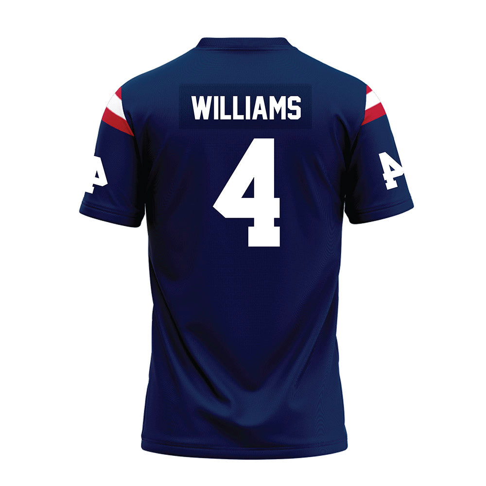 FAU - NCAA Football : Dillion Williams - Blue Premium Football Jersey-1