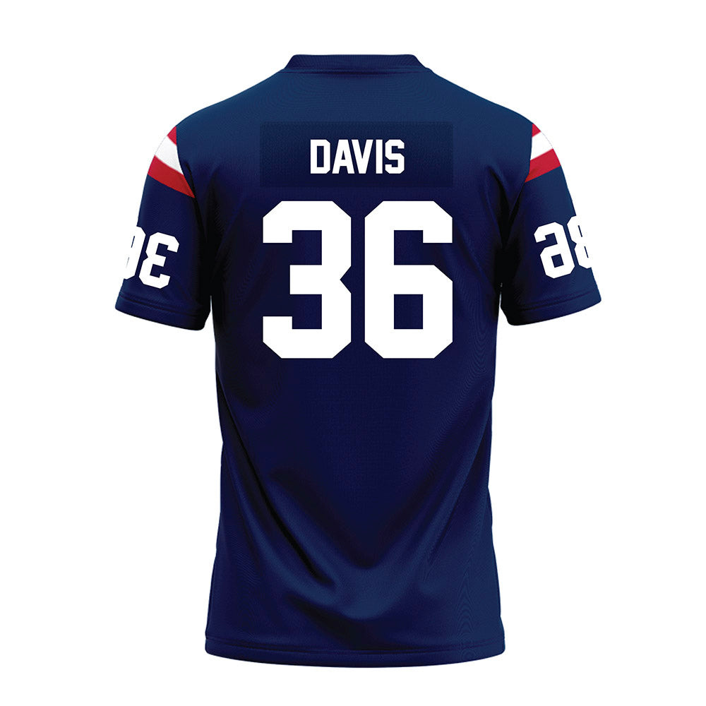 FAU - NCAA Football : Carter Davis - Blue Premium Football Jersey