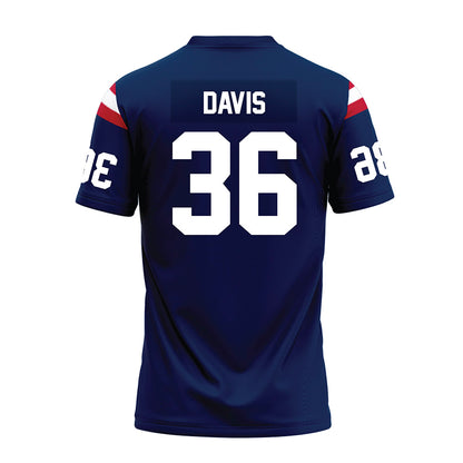 FAU - NCAA Football : Carter Davis - Blue Premium Football Jersey