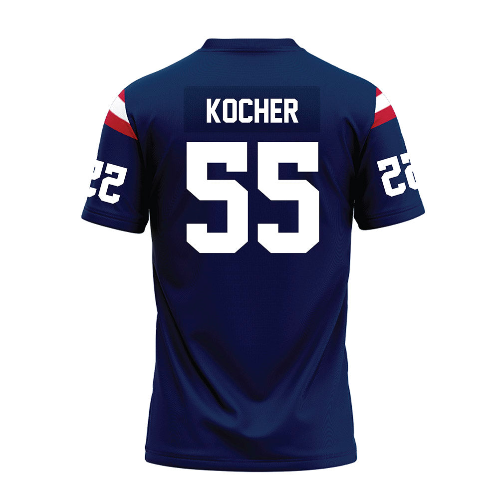 FAU - NCAA Football : Alexander Kocher - Blue Premium Football Jersey