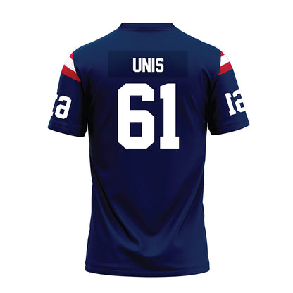 FAU - NCAA Football : Michael Unis - Blue Premium Football Jersey