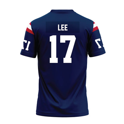 FAU - NCAA Football : Char'Quez Lee - Blue Premium Football Jersey