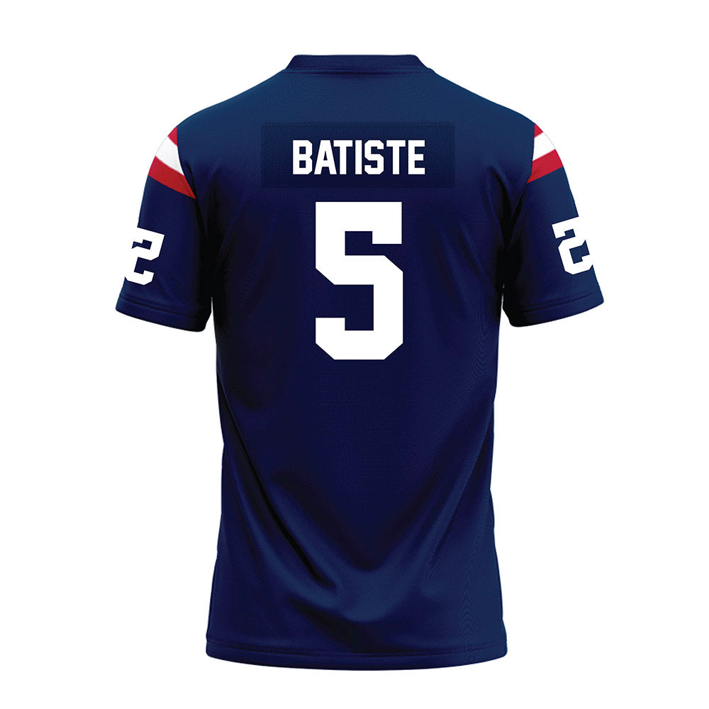 FAU - NCAA Football : Deshaun Batiste - Blue Premium Football Jersey-1