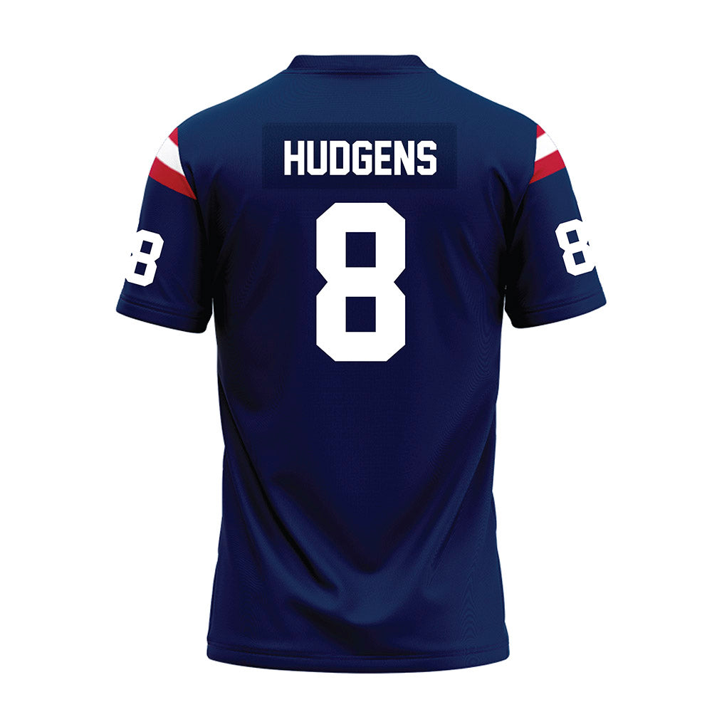 FAU - NCAA Football : Logic Hudgens - Blue Premium Football Jersey