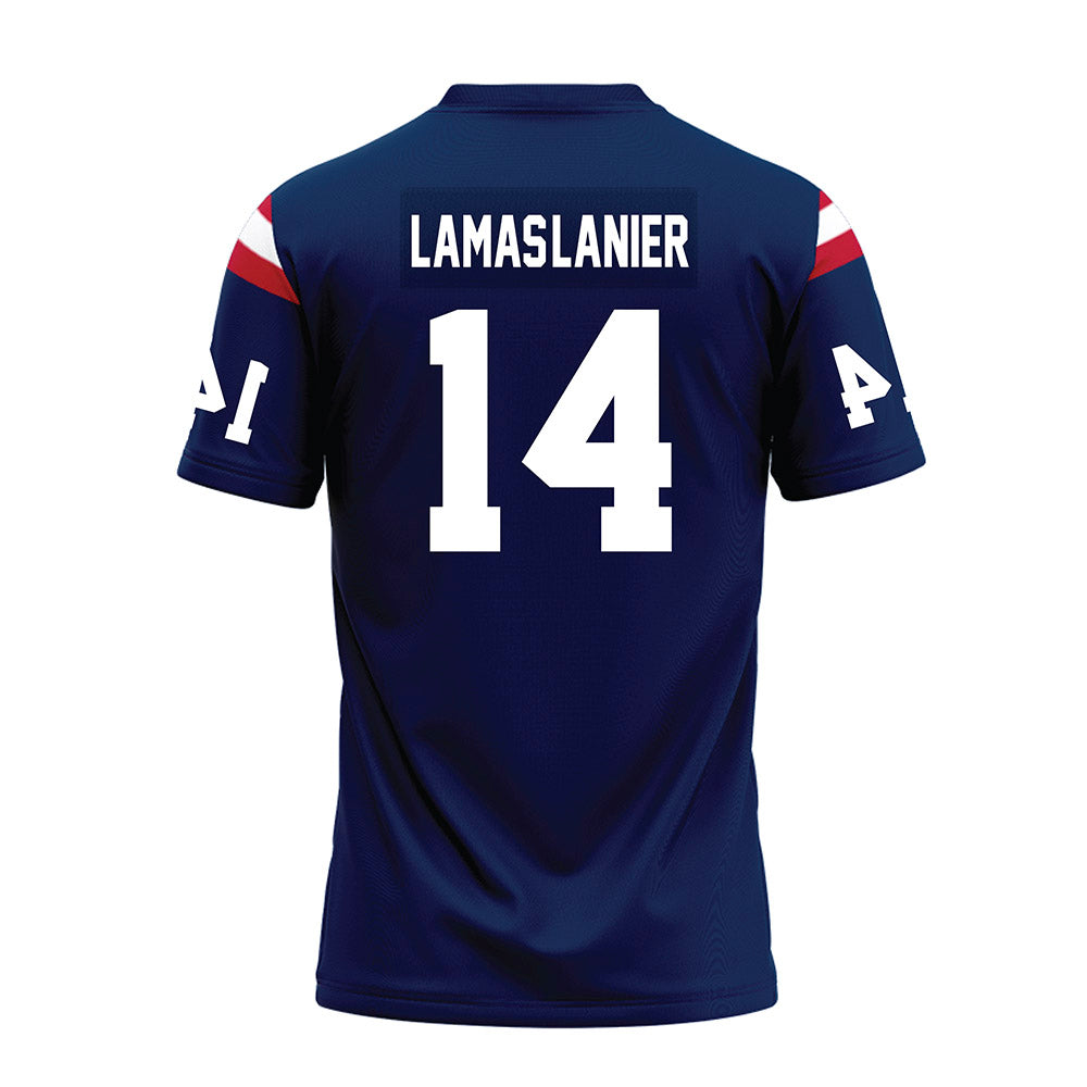 FAU - NCAA Football : Courtney Lamas-Lanier - Blue Premium Football Jersey