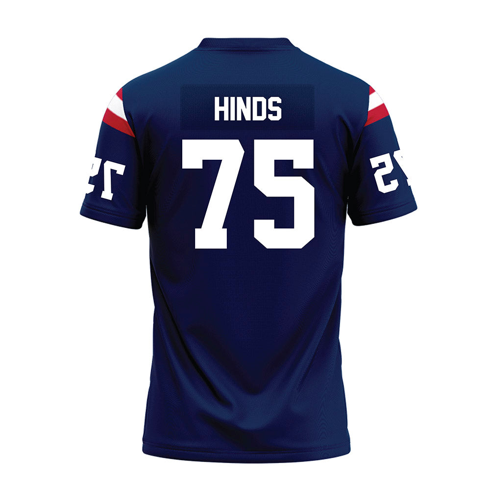 FAU - NCAA Football : Mauricio Hinds - Blue Premium Football Jersey