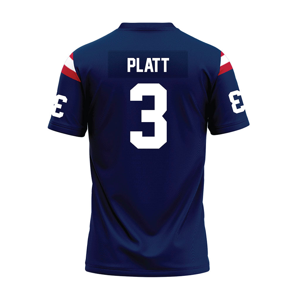 FAU - NCAA Football : Jayshon Platt - Blue Premium Football Jersey