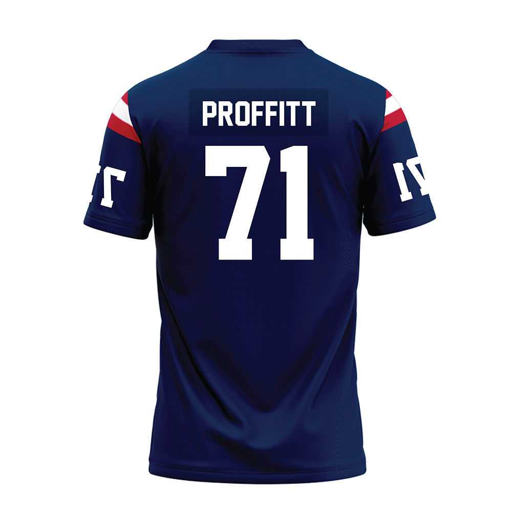 FAU - NCAA Football : Ethan Proffitt - Blue Premium Football Jersey
