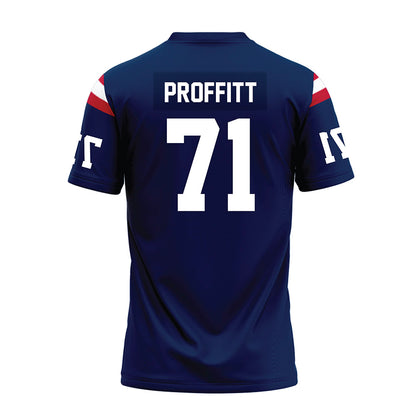 FAU - NCAA Football : Ethan Proffitt - Blue Premium Football Jersey