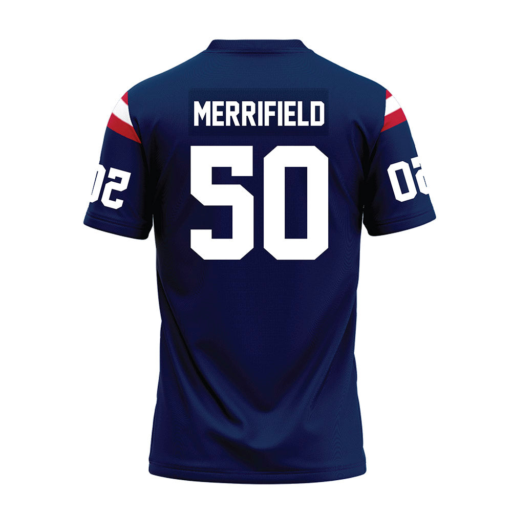 FAU - NCAA Football : Jacob Merrifield - Blue Premium Football Jersey