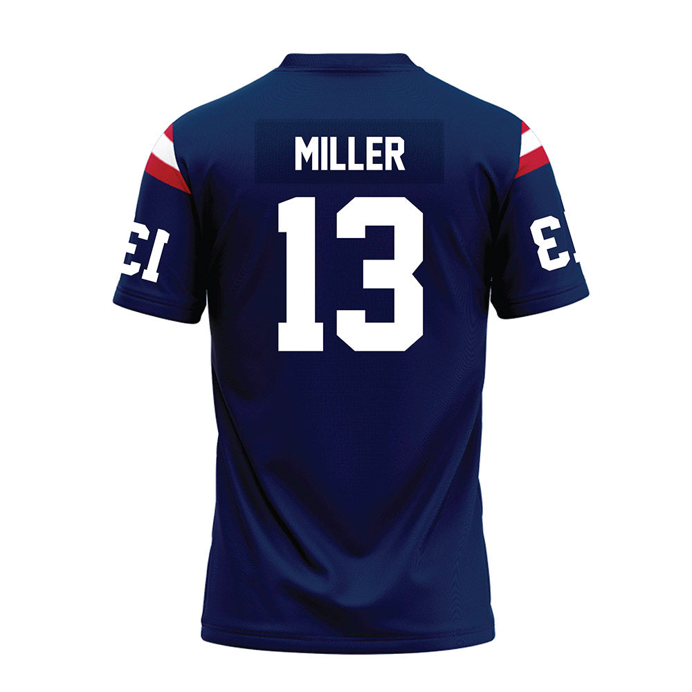 FAU - NCAA Football : Earl Miller - Blue Premium Football Jersey-1