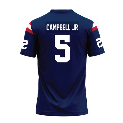 FAU - NCAA Football : Cj Campbell Jr - Blue Premium Football Jersey-1