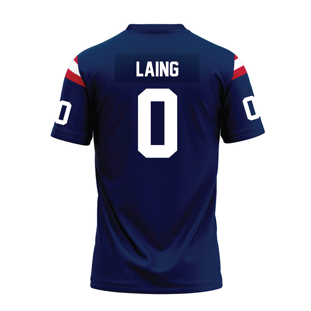 FAU - NCAA Football : Kyler Laing - Blue Premium Football Jersey