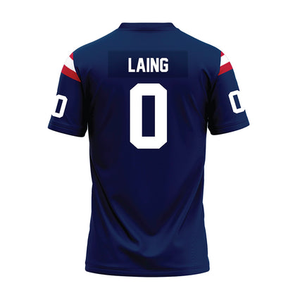 FAU - NCAA Football : Kyler Laing - Blue Premium Football Jersey