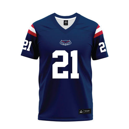 FAU - NCAA Football : Kaden Shields-Dutton - Blue Premium Football Jersey