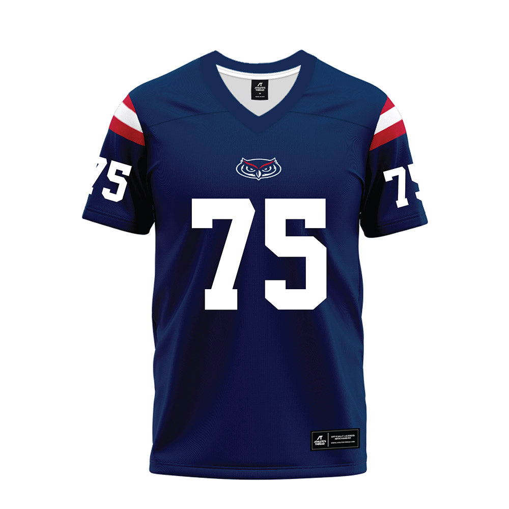 FAU - NCAA Football : Mauricio Hinds - Blue Premium Football Jersey