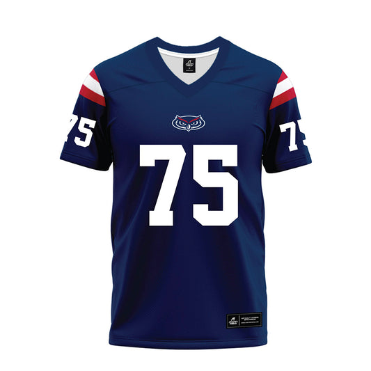 FAU - NCAA Football : Mauricio Hinds - Blue Premium Football Jersey