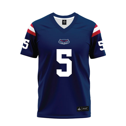 FAU - NCAA Football : Cj Campbell Jr - Blue Premium Football Jersey-0