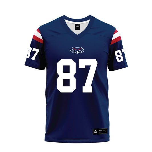 FAU - NCAA Football : Tamez Young - Blue Premium Football Jersey-0