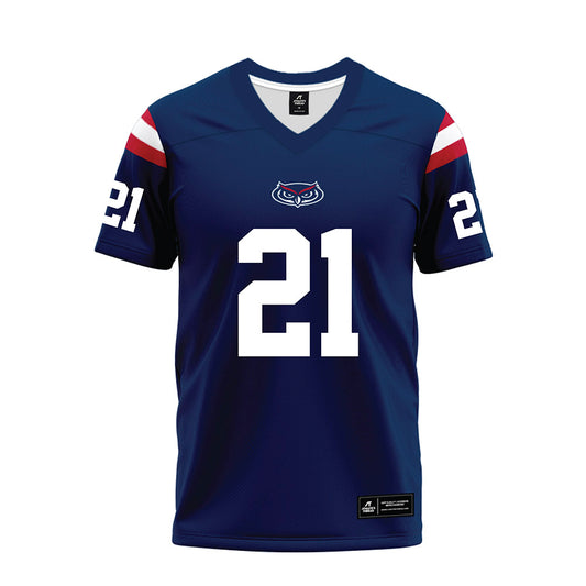FAU - NCAA Football : Robert Lee - Blue Premium Football Jersey-0